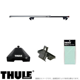 THULE/スーリー ルーフキャリア 車種別セット 日産 リーフ ZE1 H29/10～ 7105+892+5127