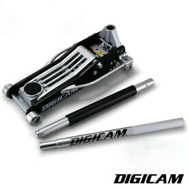 DIGICAM フロアジャッキ 3.0t オールアルミ製 最大荷重3.0t ローダウン車輌対応 デュアルポンプ仕様 デジキャン ケースペック DJ-AL-3.0T