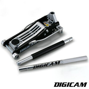 デジキャン ケースペック DIGICAM フロアジャッキ 3.0t オールアルミ製 最大荷重3.0t ローダウン車輌対応 デュアルポンプ仕様 DJ-AL-3.0T