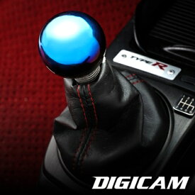 DIGICAM チタンシフトノブType-B M10-P1.25 ニッサン/日産 焼入れチタンカラー アジャスタブル機能付 デジキャン ケースペック TSNB-1012