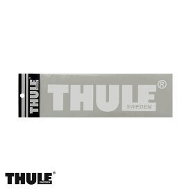 THULE/スーリー ステッカー ロゴ 白 シロ ホワイト 中サイズ13cm　正規品 カッティングシート THP-STWH13