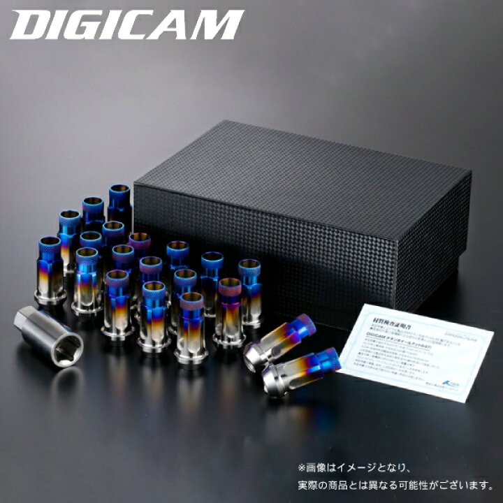 楽天市場】DIGICAM ペンタゴンチタンレーシングナット 貫通タイプ 20個 