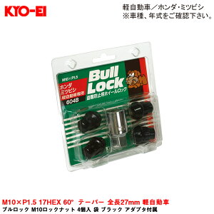 KYO-EI ubN M10bNibg 4  ubN A_v^t M10×P1.5 17HEX 60°e[p[ S27mm y 604B