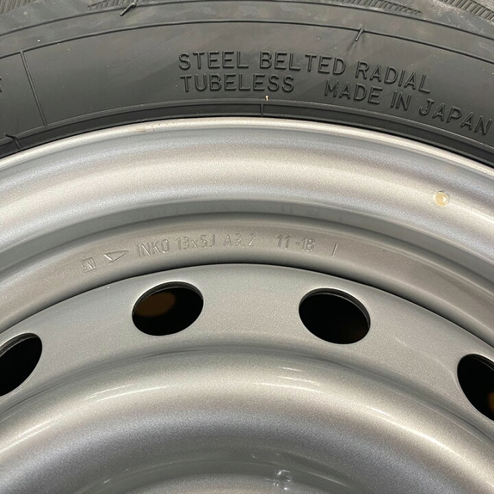 楽天市場】165R13 8PR スタッドレスタイヤ ホイール 4本セット 