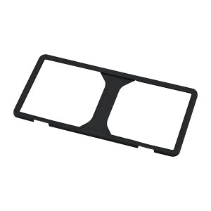 シリコーンナンバーフレーム ブラック 普通乗用 軽自動車用 カタカタ音軽減 1枚 車外アクセサリー 一体感の見た目 K440 セイワ