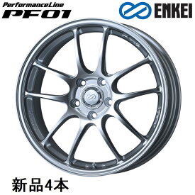 エンケイ パフォーマンスライン PF01 15インチ 15x7J +41 PCD100 4穴 Sparkle Silver ホイール 4本 ENKEI