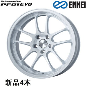 GPC ptH[}XC PF01EVO 18C` 18x9.5J +45 PCD114.3 5 Pearl White zC[ 4{ ENKEI