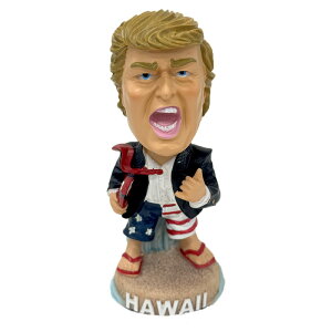 トランプ大統領 ミニドール サーフ H11cm レジン製 ハワイ フィギュア 首振り 人形 USA お土産 KC-MD-TPSF PickTheHawaii
