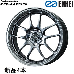�G���P�C �p�t�H�[�}���X���C�� PF01SS 17�C���` 17x9J +35 PCD114.3 5�� Platinum Machined Silver �z�C�[�� 4�{ ENKEI