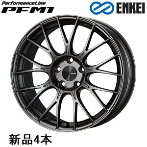 �G���P�C �p�t�H�[�}���X���C�� PFM1 17�C���` 17x7J +42 PCD100 4�� Dark Silver �z�C�[�� 4�{ ENKEI