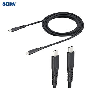 Rۂ炩USBP[uCtoC Type-C R[h1.8m PD60W m[gPC[d fɋ }[d D652 ZC