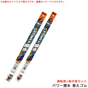 ガラコワイパー パワー撥水 替えゴム エクリプス H7.7〜H11.8 D32A/D38A 運転席+助手席 車種別セット ソフト99