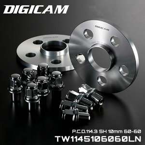 g^p ChgbhXy[T[ Oibg PCD114.3 5H 10mm 60-60 fWL Cg TW1145106060LN DIGICAM