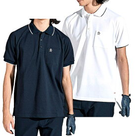 マンシングウェア メンズ ポロシャツ 半袖 SUNSCREENストレッチ鹿の子 MJMXJA01 15400円の品