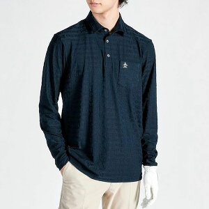 10%OFF セール マンシングウェア munsingwear メンズ 長袖 ポロシャツ ゴルフウエア おしゃれ 日本製 秋冬