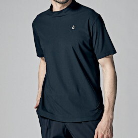 セール マンシングウェア メンズ 冷感インナー Tシャツ 半袖 夏用 ゴルフ モックネック ハイネック MGMVJA15 ブラック 黒 9900円の品