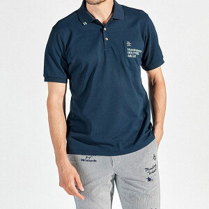 マンシングウェア メンズ ポロシャツ 半袖 ゴルフウエア おしゃれ サンスクリーン フィラシス 鹿の子 MG5SHS32M 2025 秋 誕生日 ギフト好適品