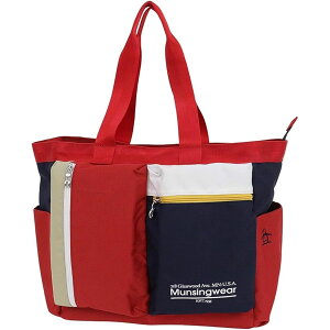 マンシングウェア トートバッグ マルチカラー MG5FTT01L ゴルフバッグ 軽量 A4サイズ対応