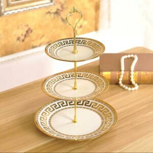 ケーキスタンド プレート 3段セット アフタヌーンティー フルーツ トレー 皿 ヨーロッパスタイル 三層フルーツプレート 食器プレート 家庭用 Sinessy 楽天市場店 新生活用品