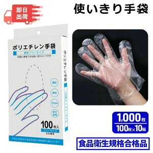 使いきり手袋 ポリエチレン 100枚 料理 手袋 プラスチック手袋 調理用 手袋 ビニール手袋 食品 使い捨て ポリ グローブ ポリ手袋 使い捨てグローブ 使い捨て ポリグローブ 掃除用 透明 防水防