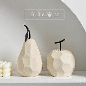 北欧 韓国雑貨 モダン 韓国 おしゃれ かわいい インテリア 置き物 陶器 りんご 洋なし フルーツ