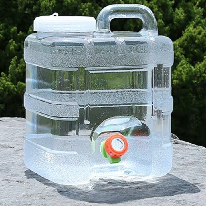楽天市場】登山 旅行 アウトドア水タンク 防災グッズ コック付き 貯水 