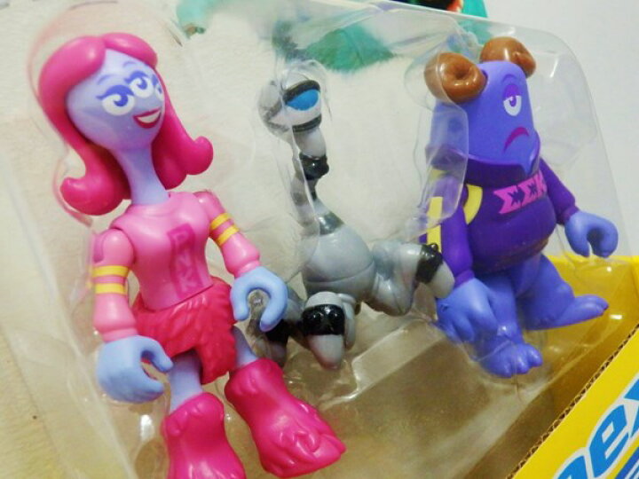 楽天市場】◎モンスターズ・ユニバーシティ 怖がらせ大会チーム PNK os monsters pvcフィギュアセット