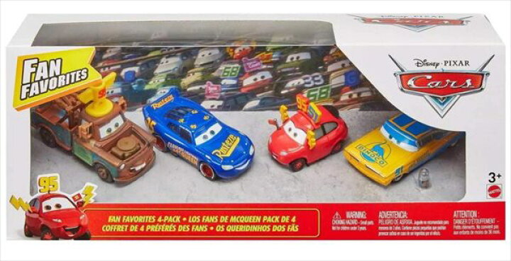 楽天市場】ディズニーカーズ ミニカー/マテル製 4台セット  