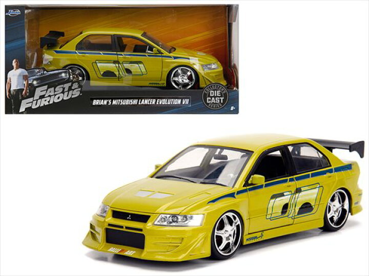 楽天市場】ワイルドスピードミニカー 1/24 JadaTOYS☆ 三菱 ランサー 