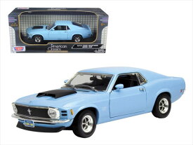 ミニカー　1/18　MOTORMAX☆1970　マスタング　Mustang Boss　青色【予約商品】
