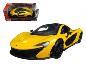 ミニカー　1/24　MOTORMAX☆マクラーレン　P1　黄色　　特別限定モデル！【予約商品】