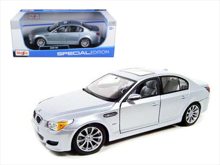 楽天市場】ミニカー 1/18 maisto☆BMW M5 シルバー色 限定品【予約商品 