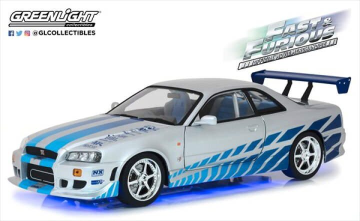 楽天市場】ワイルドスピードミニカー 1/18 GREENLIGHT☆1999 