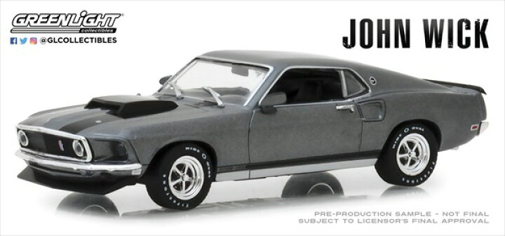 楽天市場】ミニカー 1/43 GreenLight☆ジョン・ウィック の 1969 