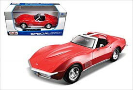 ミニカー　1/24　maisto　1970　シボレー　コルベット　オープントップ　赤　特別限定予約商品