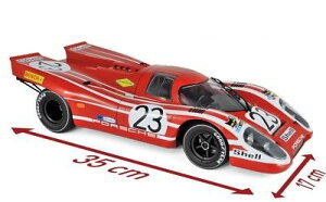 ミニカー 1/12 ミニチャンプ 巨大 ポルシェ 917 #23 SHELL 赤 1970年ル・マン24時間   予約商品