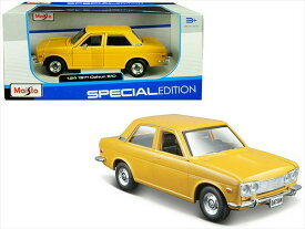 ミニカー　1/24　maisto☆1971　ダットサン510　黄色　ブルーバード510【予約商品】