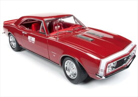 ミニカー　1/18　AUTOWORLD　1967　シボレー　カマロ　HotRod　テストカー　赤　ミニカー アメ車　　限定品　予約商品