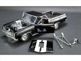 ミニカー　1/18　ACME　1965 Chevrolet El Camino - Drag Outlaw 　エルカミーノ　黒　限定予約商品