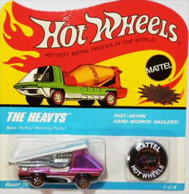 ミニカー　1/64　HotWheels☆RAMP TRUCK パープルメタリック色【HotWheels Collectors限定品/絶版品】