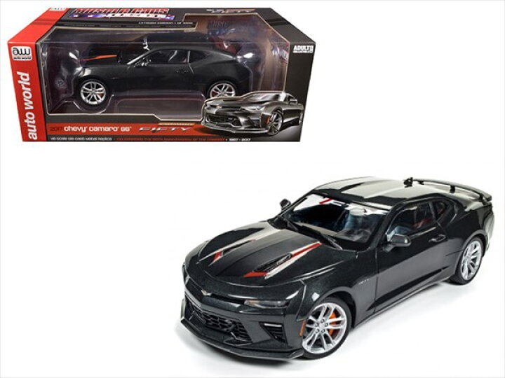 楽天市場】ミニカー 1/18 AUTOWORLD☆2017 カマロ シボレー・カマロ 黒 