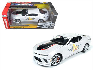 ~jJ[AUTOWORLD1/18@2017@J}@CfB[y[XJ[@Aԁ@NASCAR@2017 Chevrolet Camaro SS Indy Pace Car 50th Anniversary Limited Edition to 1002pcsy胂f\񏤕iz