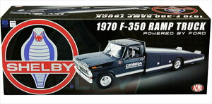 ~jJ[@1/18@ACMELAJ[@ύڎԁ@COBRAi1ύځj@@F@Aԁ@ChXs[h 1970 Ford F-350 Ramp Truck y\񏤕iz