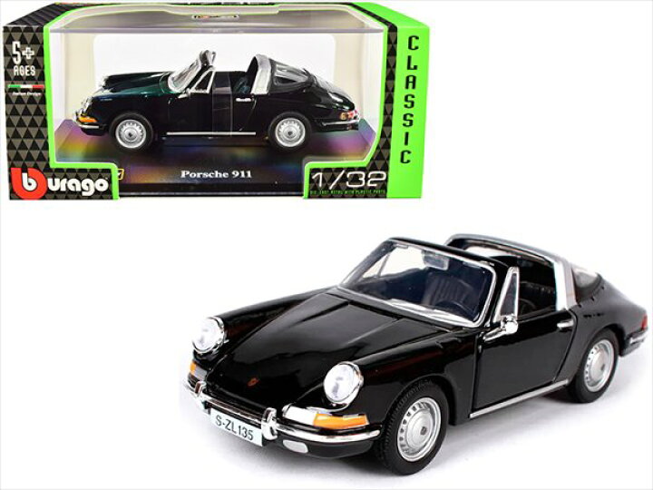 楽天市場】ミニカー□ブラゴ□1/32 ポルシェ 911 黒【予約商品 