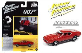 ミニカー　1/64 Johnny Lightning　マスタング・マッハ1　赤　007　ダイヤモンドは永遠に　007ジェームズボンド　ボンドカー　【予約商品】