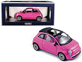 ミニカー　フィアット500　ピンク色　1/18　NOREVノレブ　2010 Fiat 500　予約商品