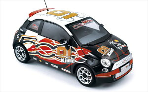 ~jJ[@tBAbg500@10@ԐF@1/18@NOREVmu@2008 FIAT 500 WROOM KIMI RAIKKONEN LIMITED@\񏤕i