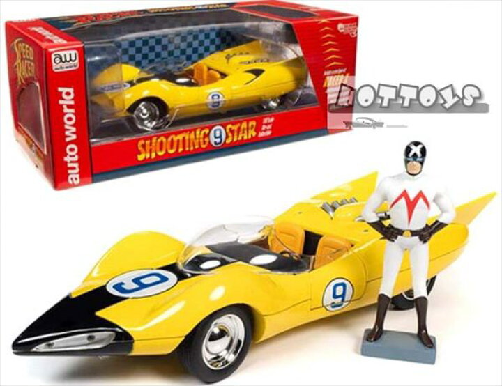 楽天市場】ミニカー 1/18 覆面レーサー号 スピードレーサー / マッハ号 