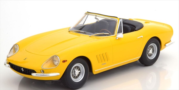 ミニカー 1 18 1967 フェラーリ 275 NART 割り引き 黄色 セール開催中最短即日発送 予約商品 GTB4 KKS スパイダー