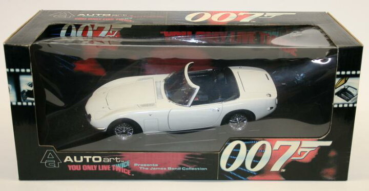 楽天市場】ミニカー 1/18 Autoart トヨタ2000GT 007は二度死ぬ 007 